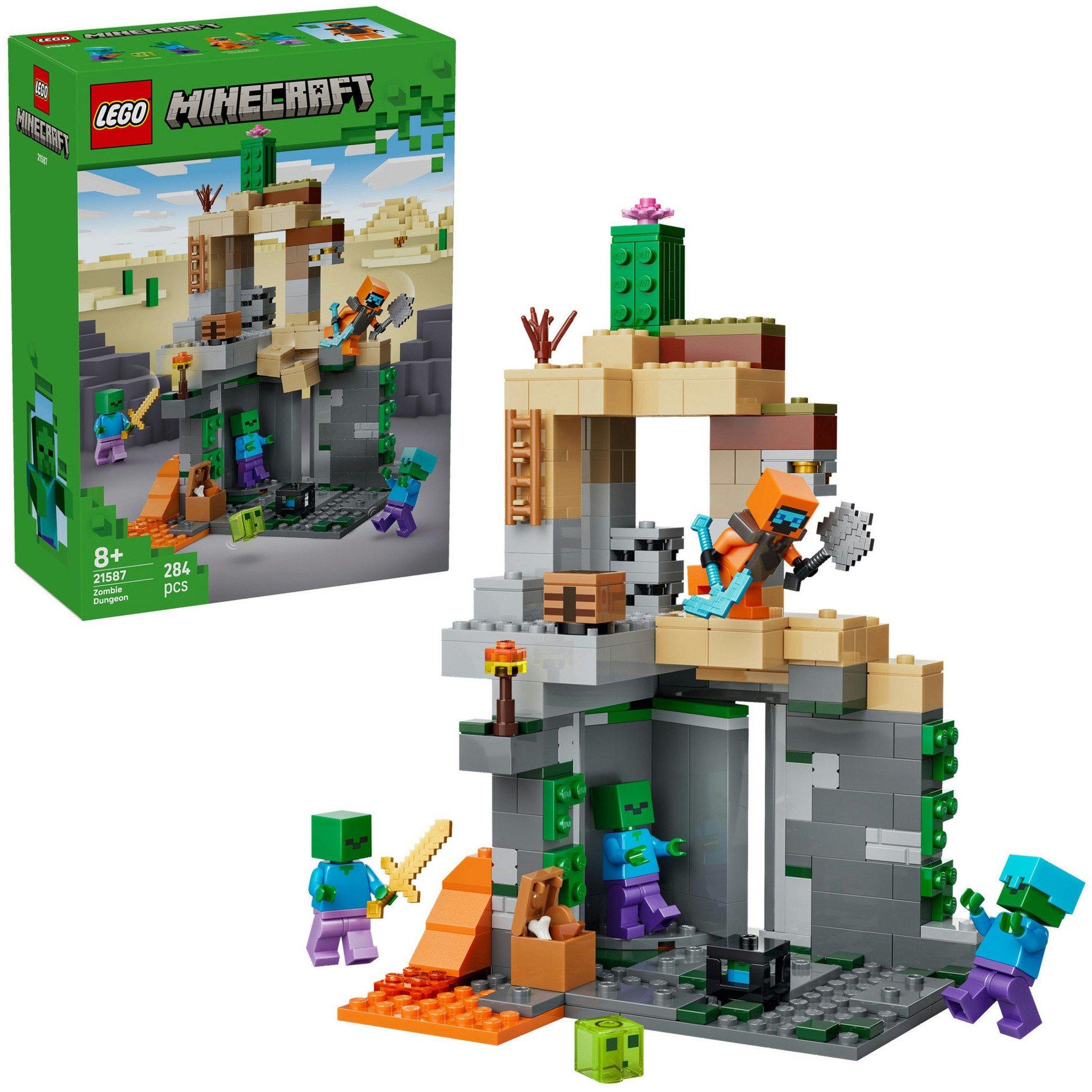 LEGO 21587 Minecraft Zombie Dungeon, Construction