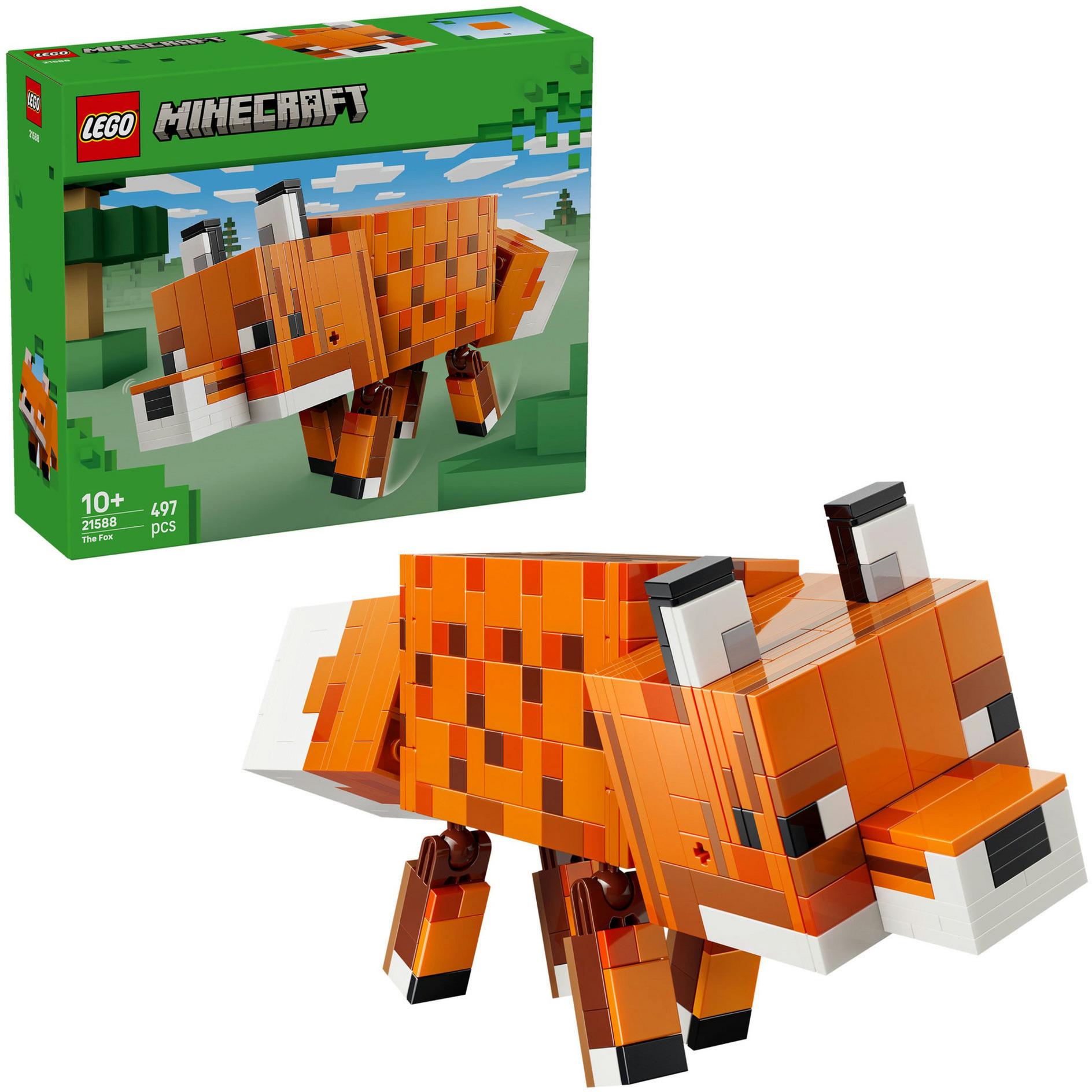 LEGO 21588 Minecraft The Fox, Construction