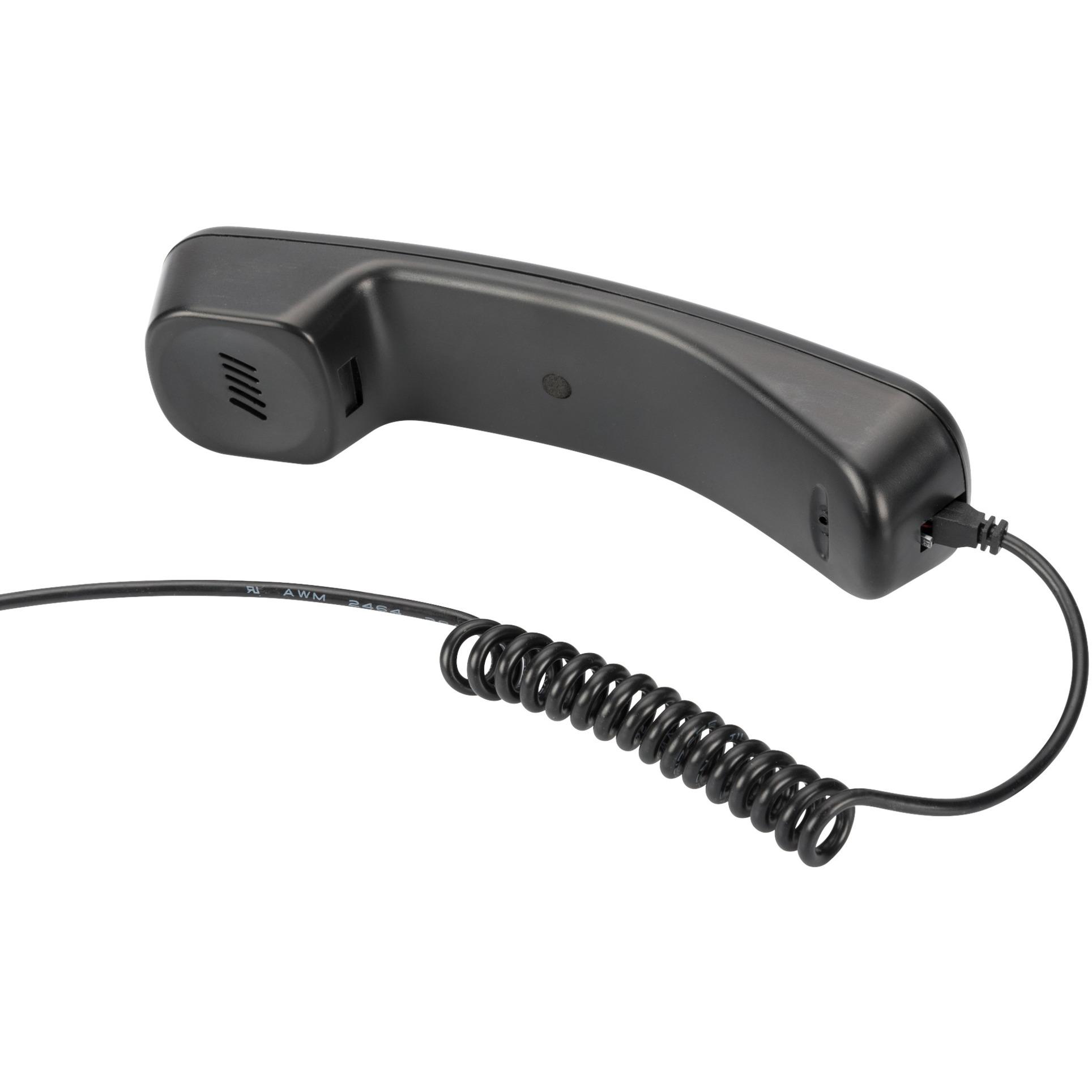 Digitus USB telephone handset, headset (black)