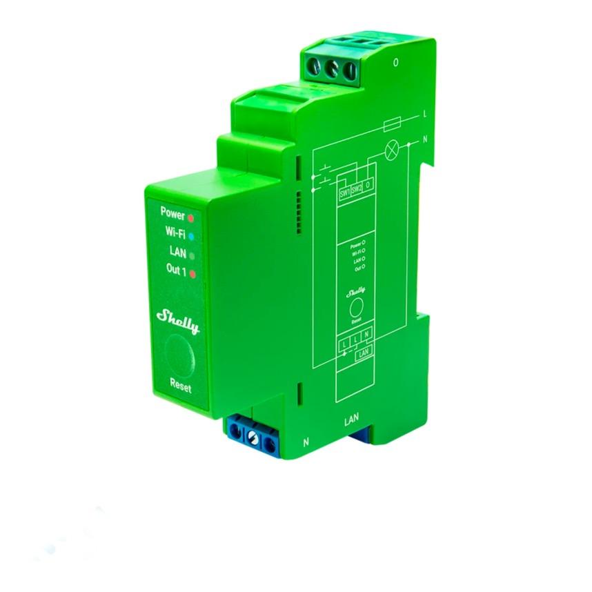 Shelly Pro Dimmer 1PM, Relay (green)