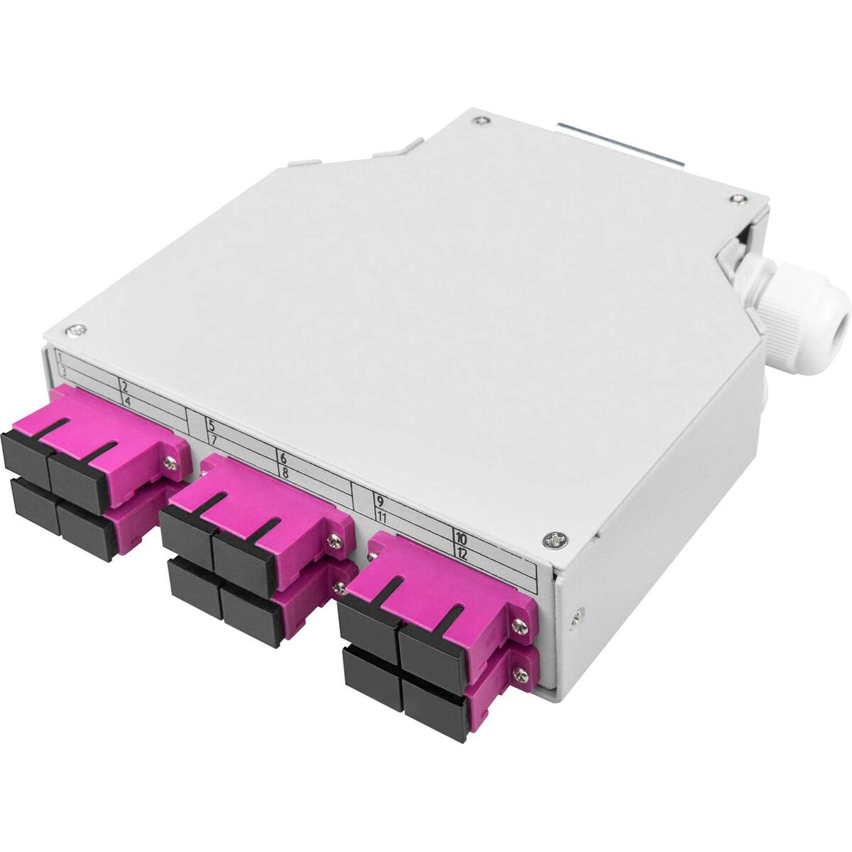 Digitus fiber optic top-hat rail box