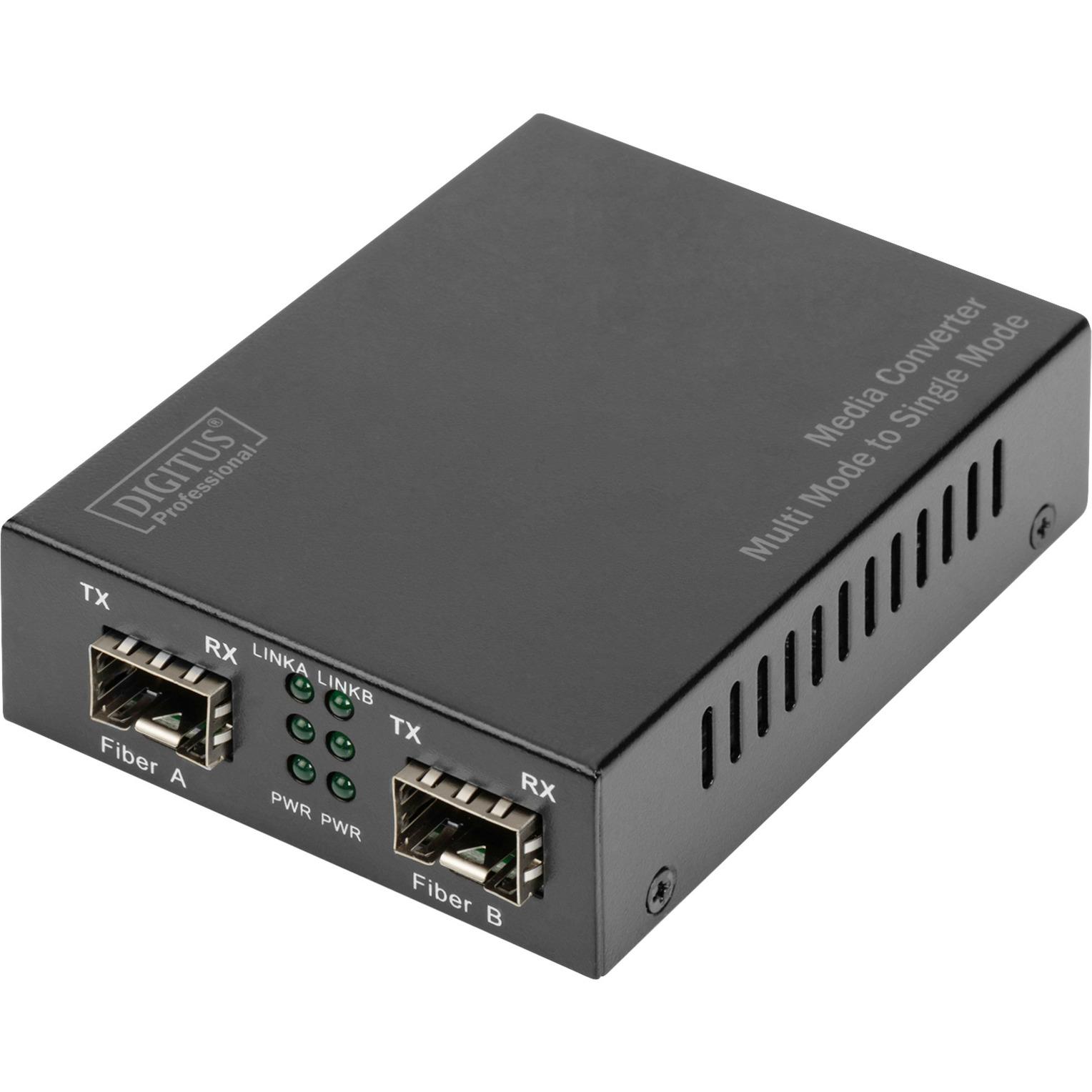 Digitus Gigabit Multimode/Singlemode Media Converter SFP