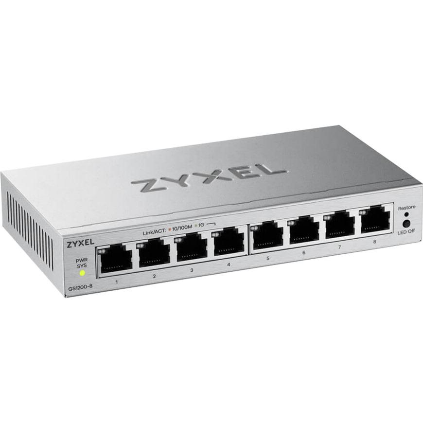 Zyxel GS1200-8V3 8P Gigabit Switch (gray)