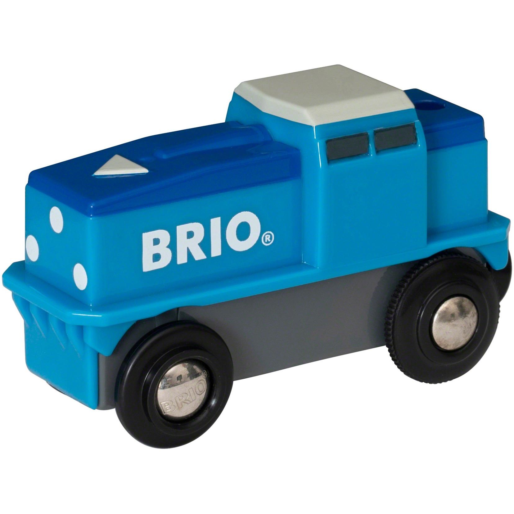 Ravensburger BRIO Blue Battery Freight Locomotive