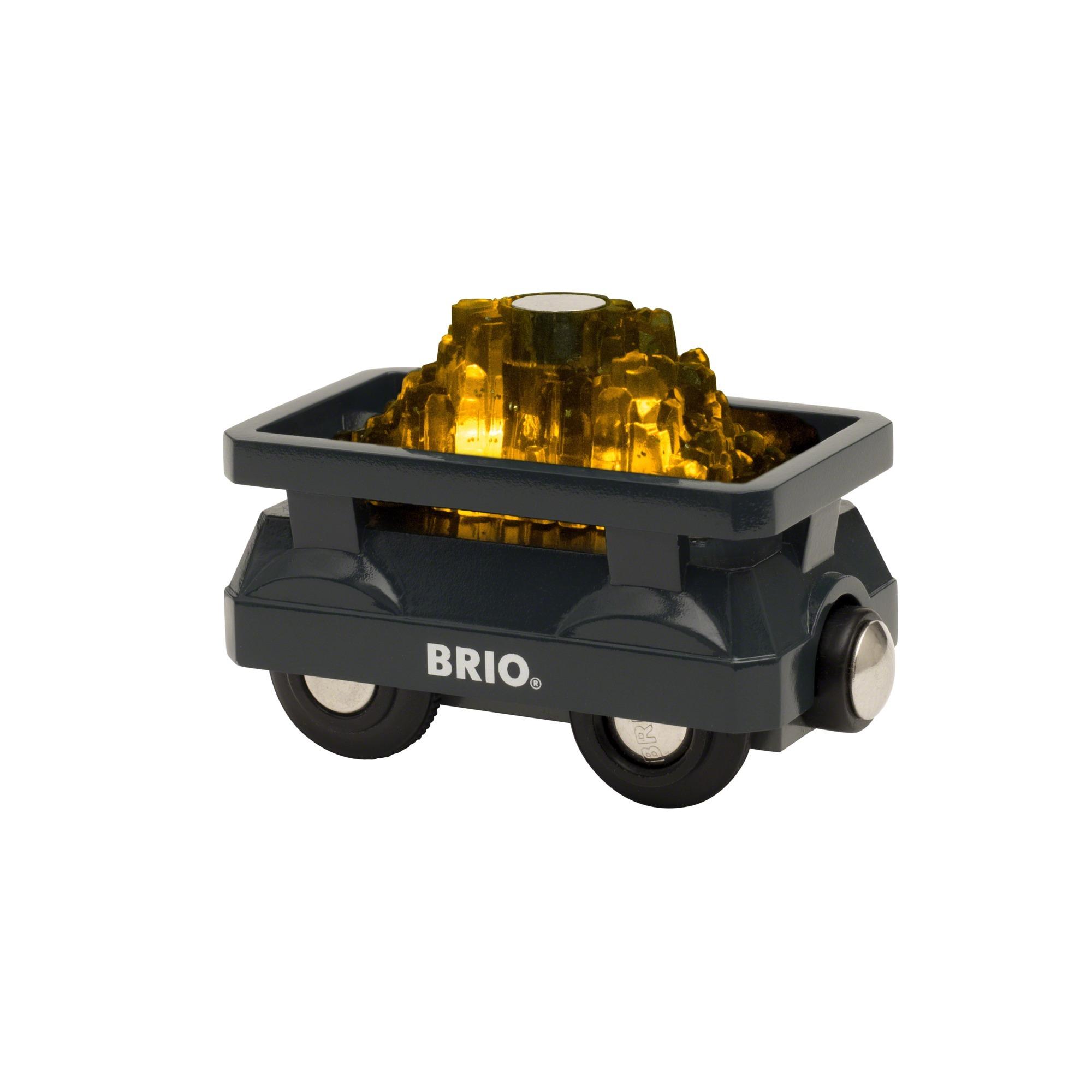 Ravensburger BRIO gold wagon with light