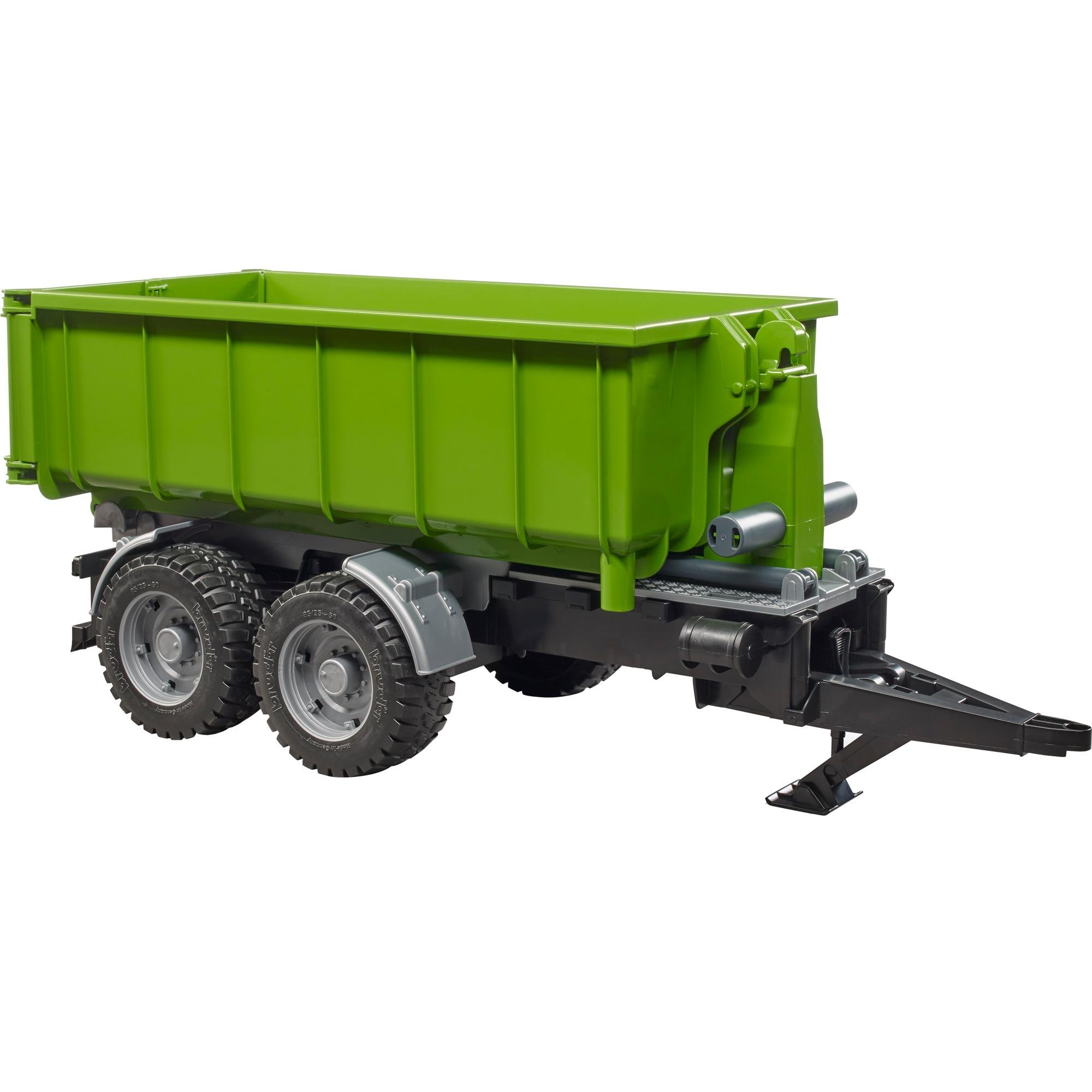 BRUDER hook lift trailer for tractors