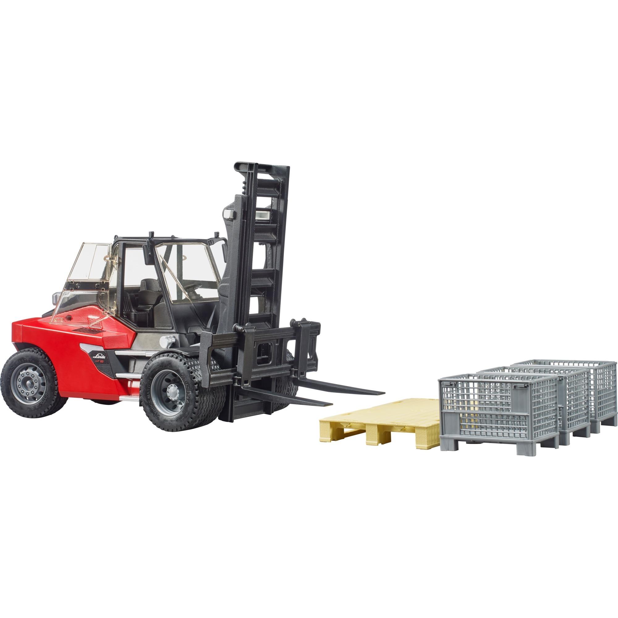 Bruder Linde HT160 forklift with pallet