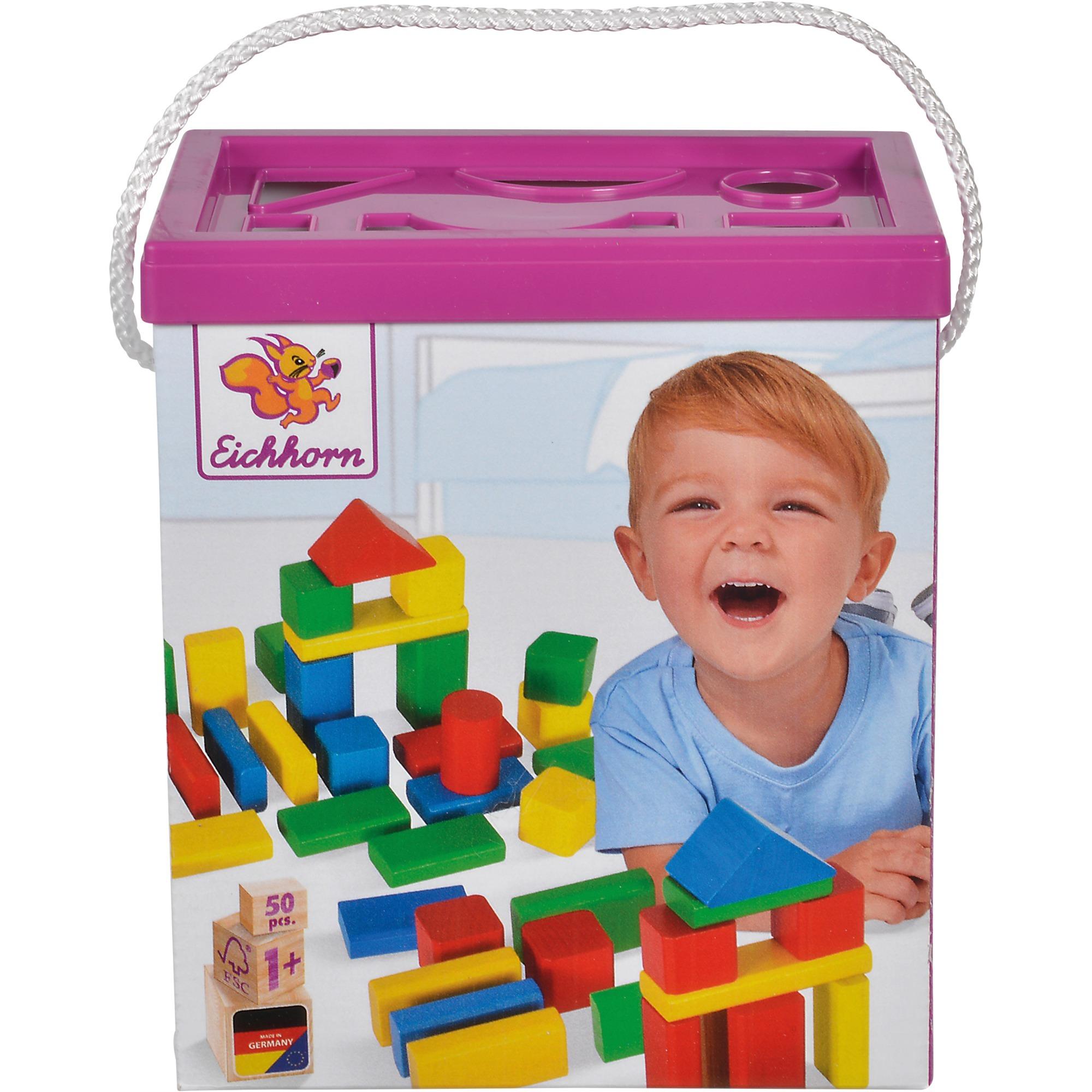 Simba-Dickie Eichhorn Colorful Wooden Blocks -