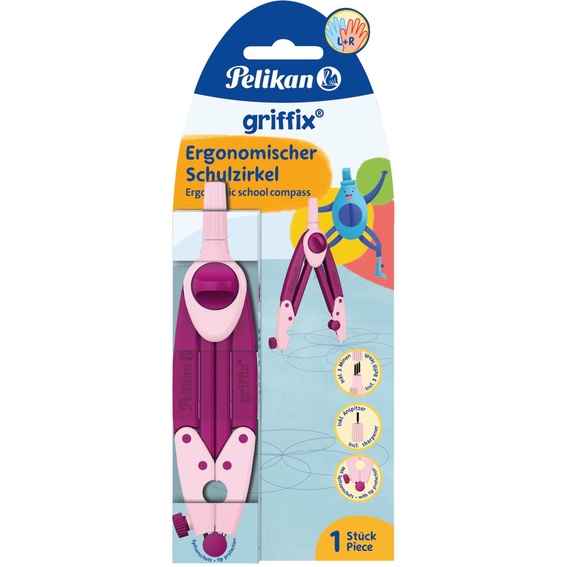 Pelikan school compass Griffix GZ/1/B (purple