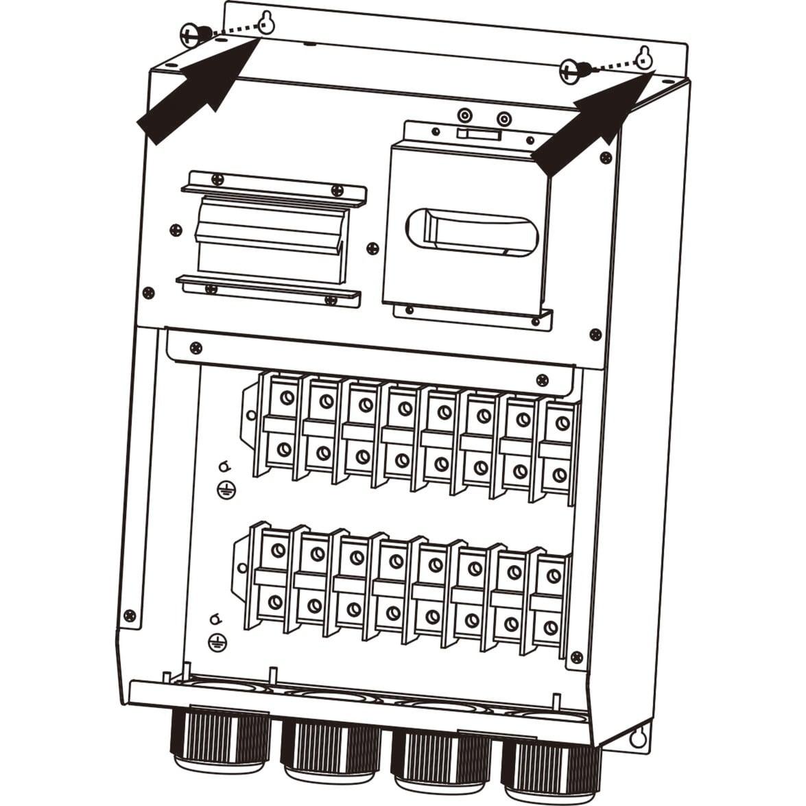 Bluewalker PowerWalker maintenance bypass switch terminal