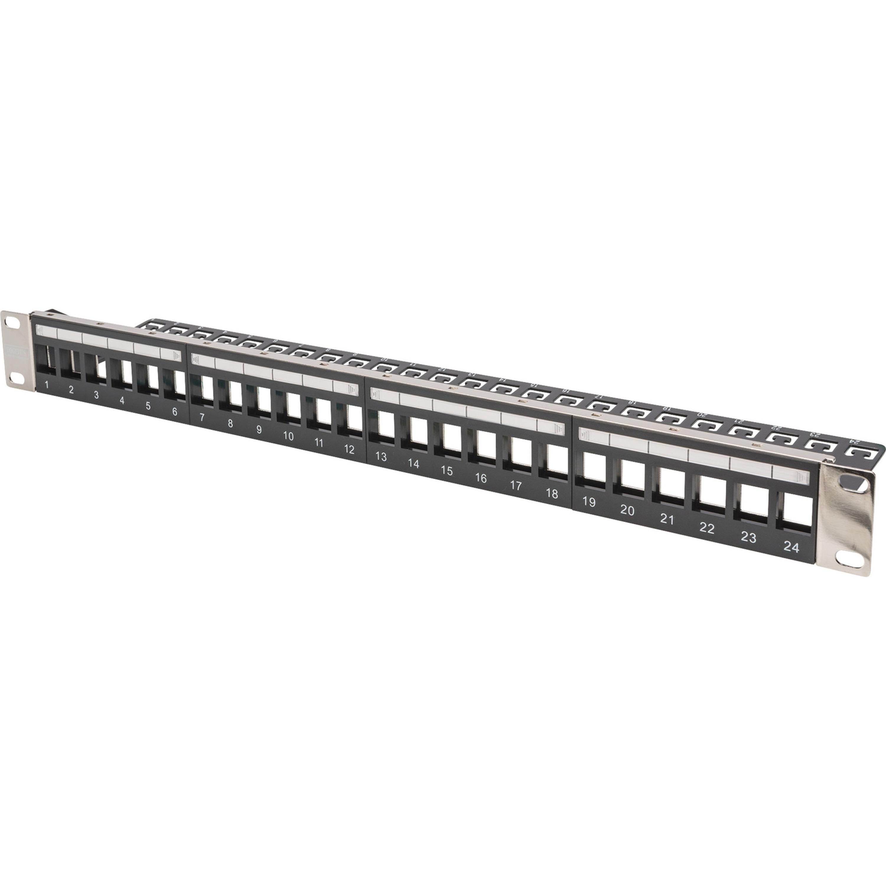 Digitus Modular Patch Panel, 24-Port (black