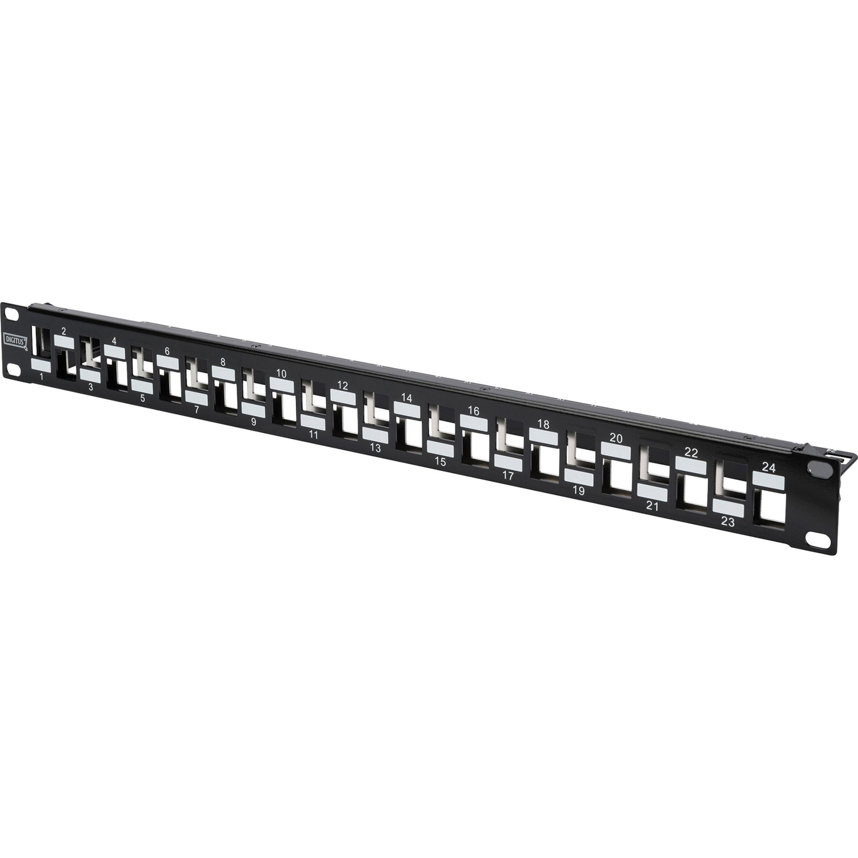 Digitus modular patch panel, 24-port, unequipped