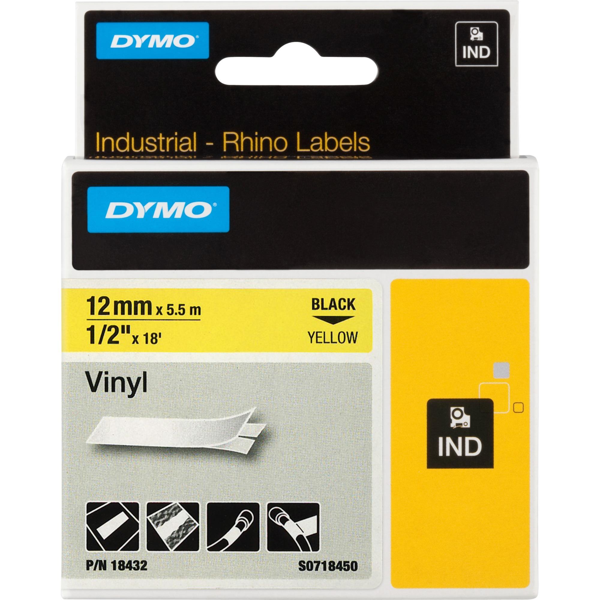 Dymo Rhino Band Vinyl black /