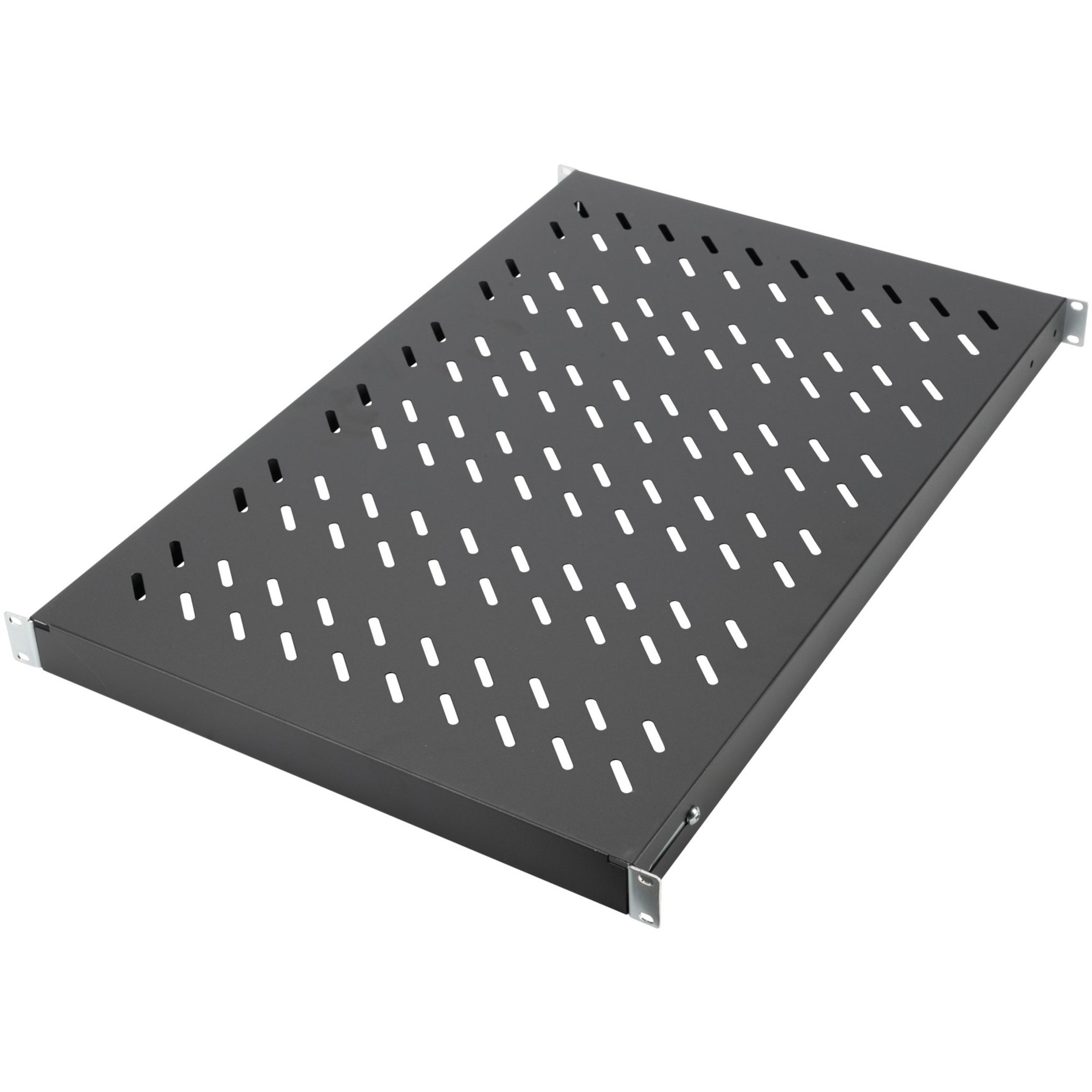 Digitus shelf with variable mounting rails