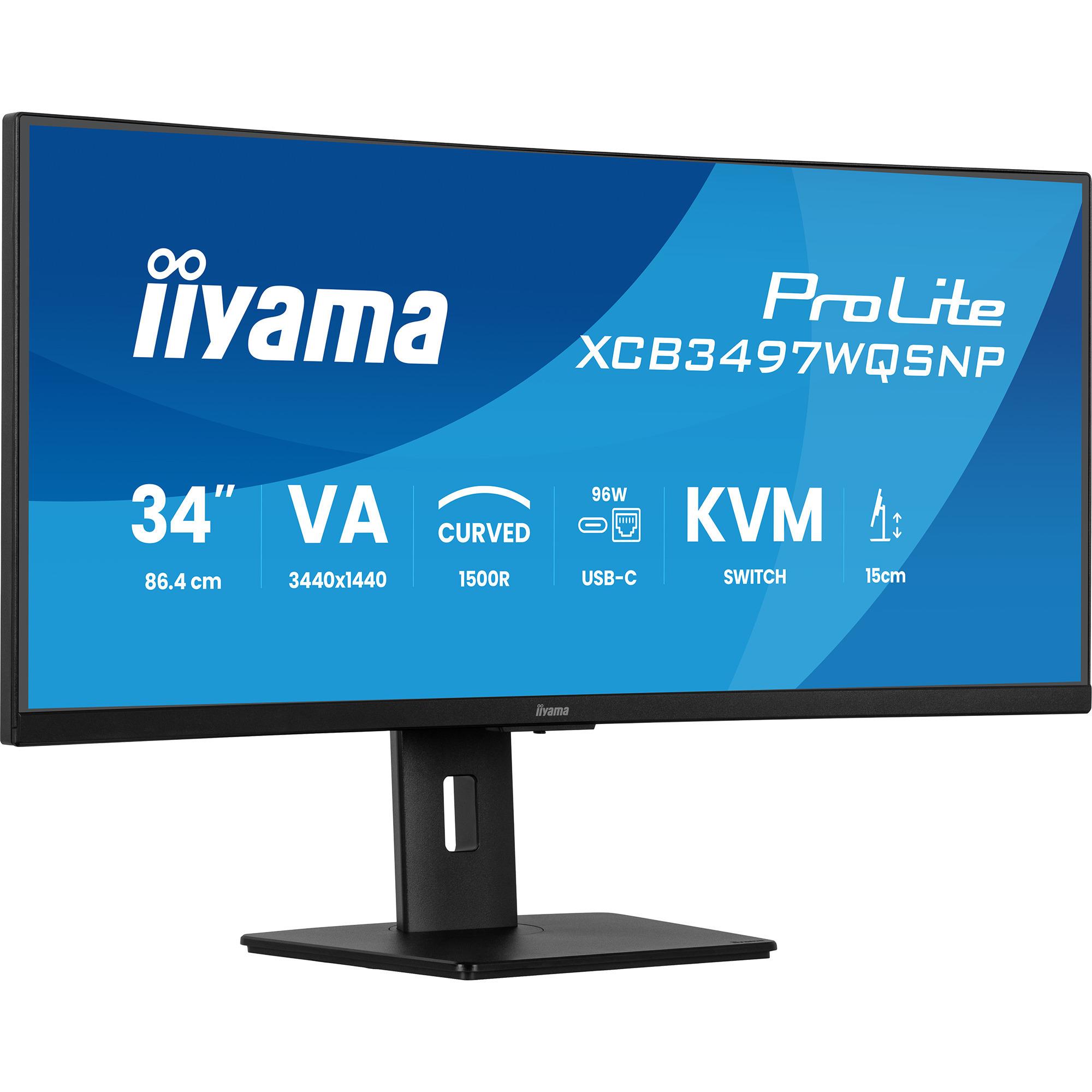 Iiyama ProLite XCB3497WQSNP-B1, LED-Monitor - 34