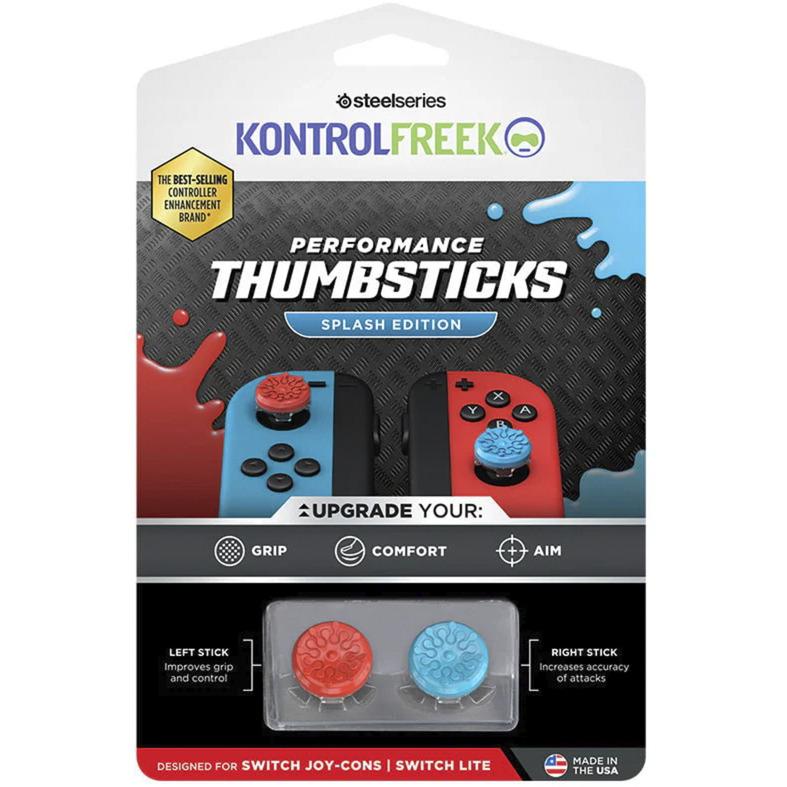 Steelseries KontrolFreek Performance Thumbsticks Splash (Red/Blue