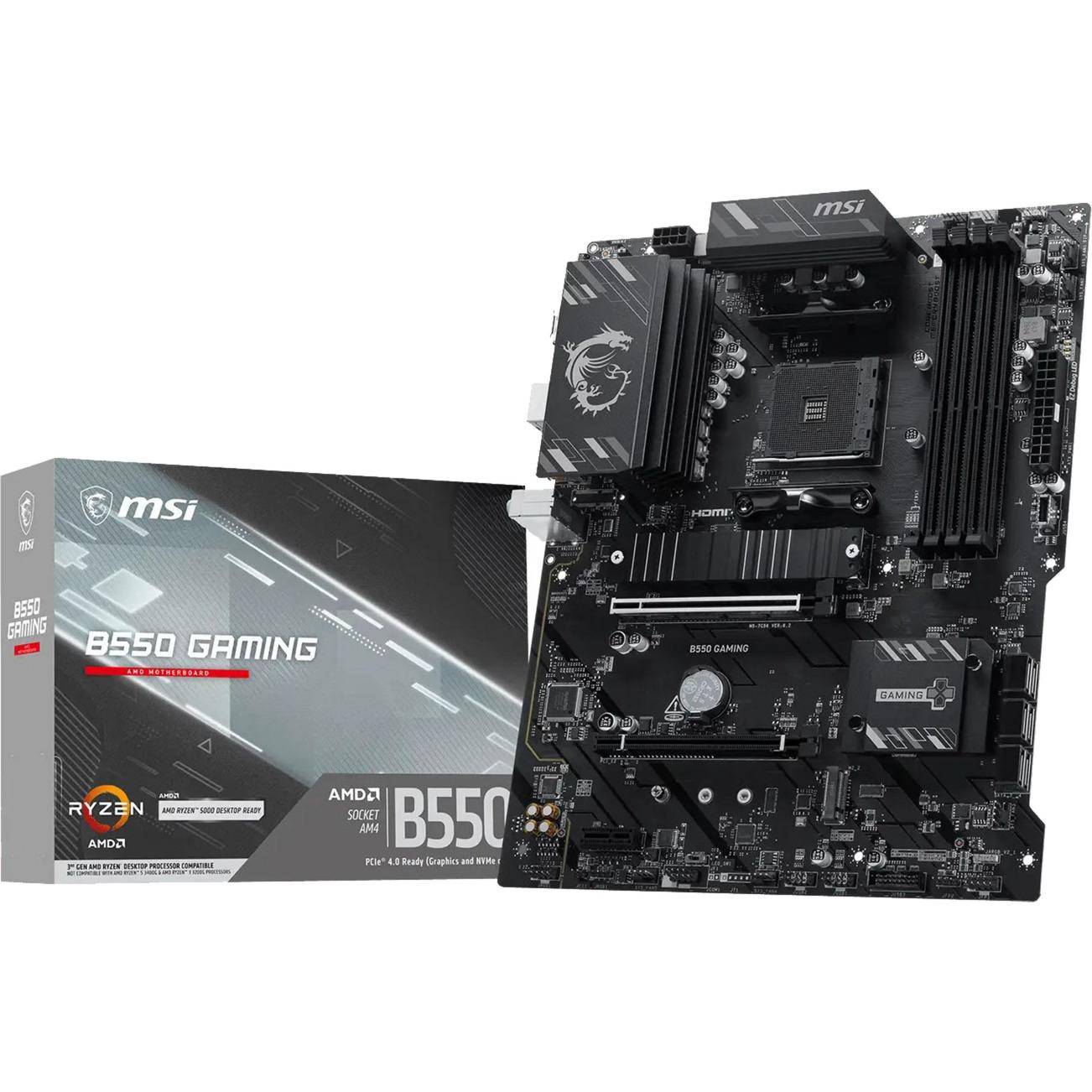 MSI B550 GAMING (black/silver)