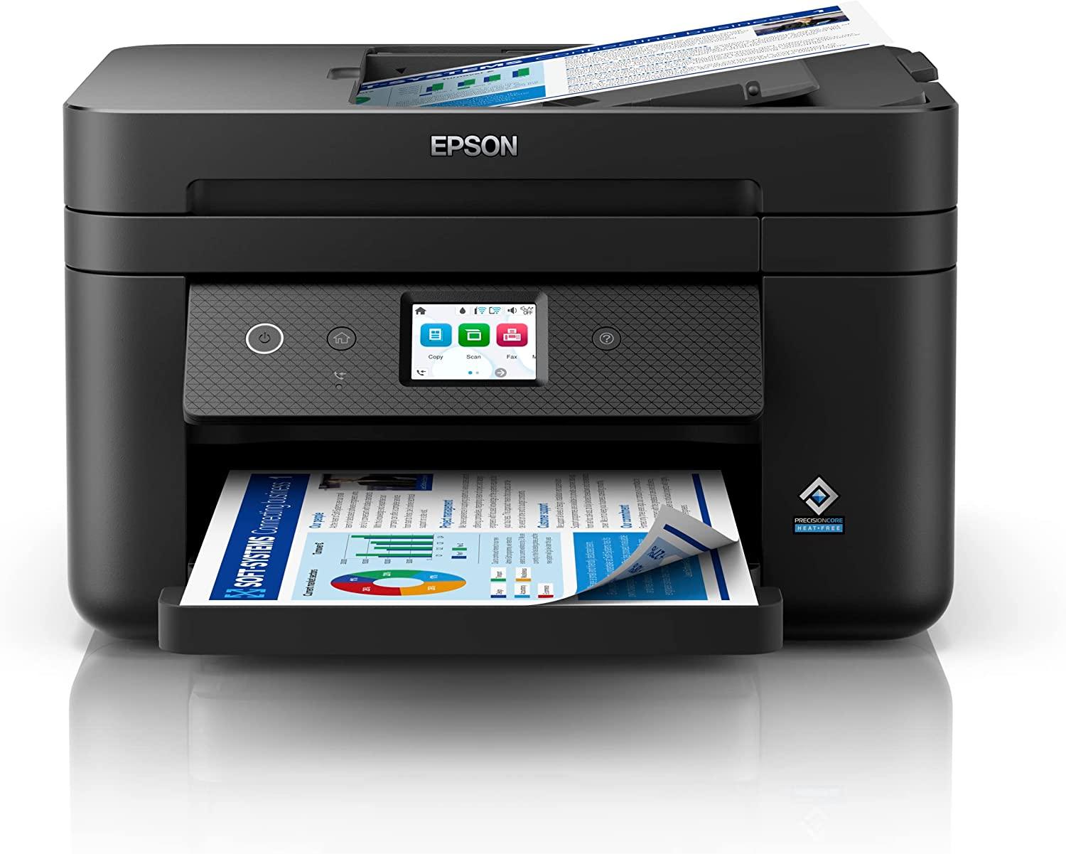 Epson WorkForce WF-2960DWF, multifunction printer (black