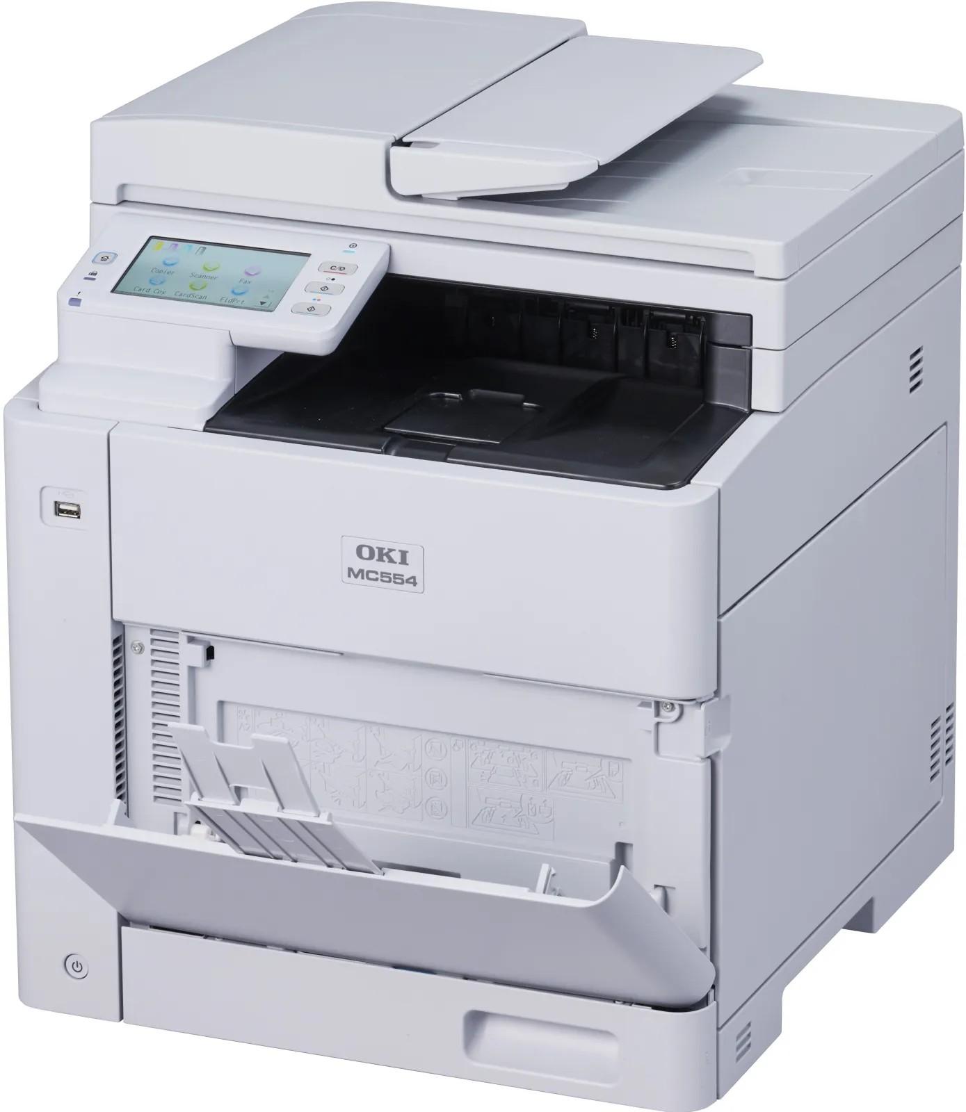 Oki MC554dn (gray, USB, LAN, scan