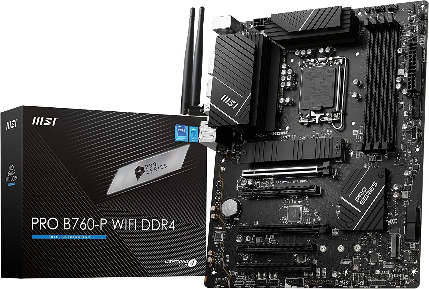 MSI PRO B760-P WIFI DDR4, motherboard
