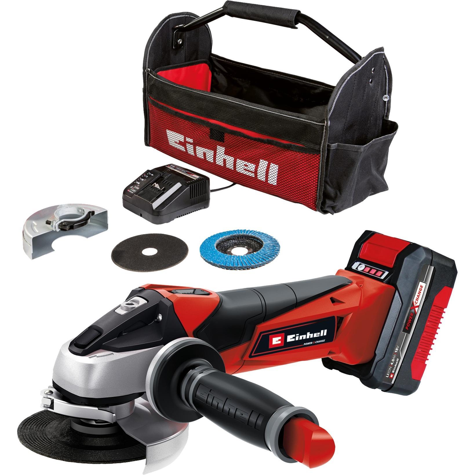 Einhell cordless angle grinder TC-AG 18/115