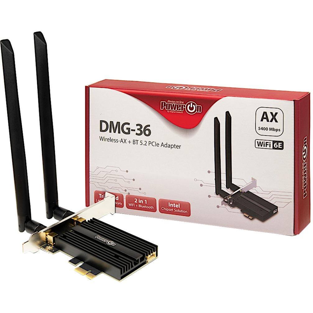 Tīkla karte Inter-Tech Inter-Tech Wi-Fi6E+ BT5
