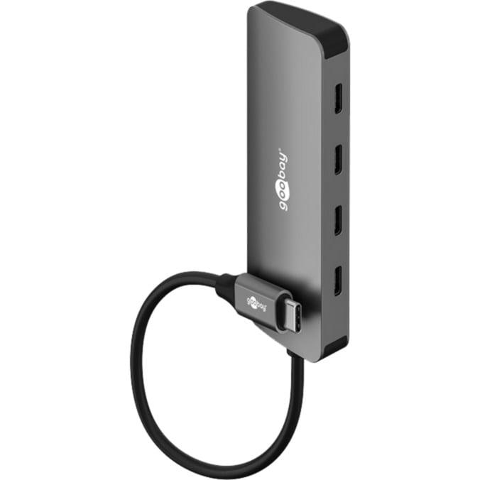 Goobay Slim 4-Port USB Hub Type-C