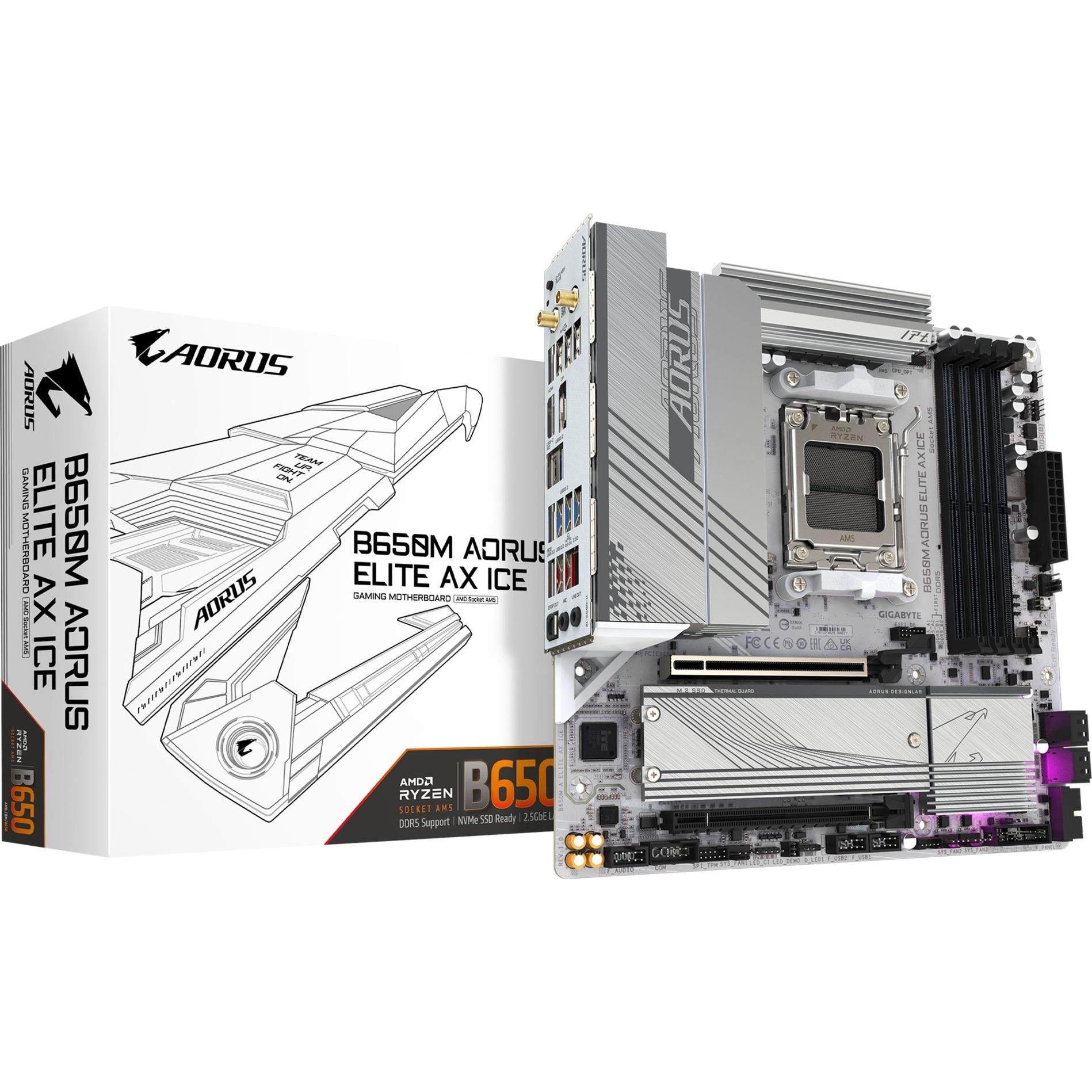 GIGABYTE B650M AORUS ELITE AX ICE