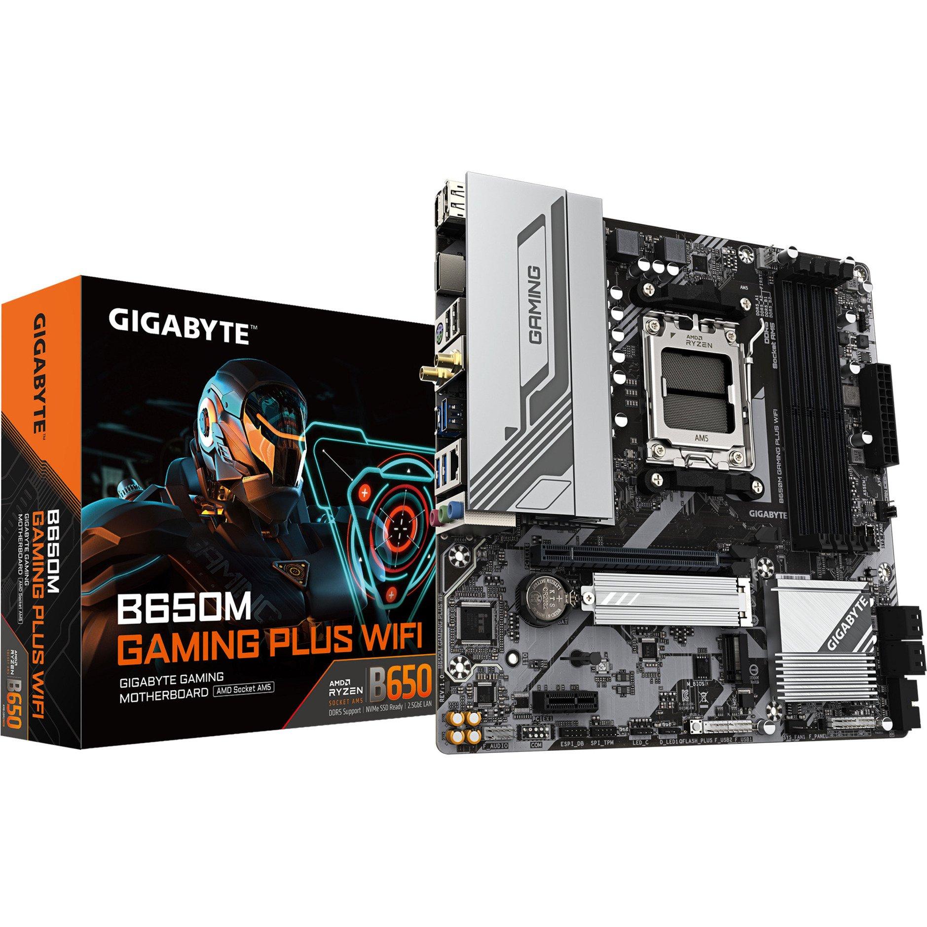 GIGABYTE B650M GAMING PLUS WIFI (black/silver)