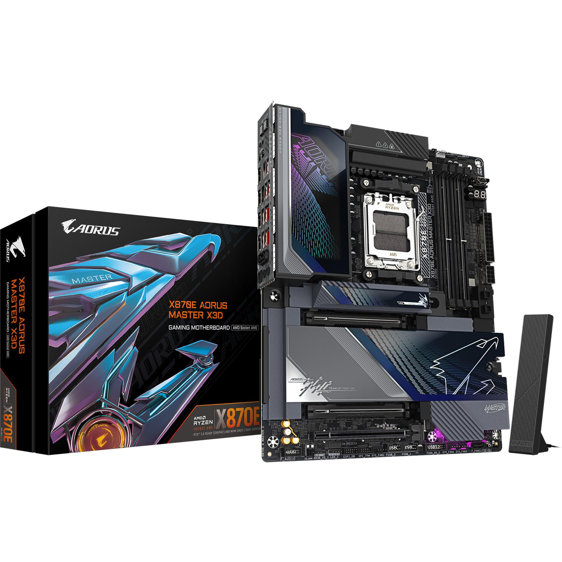 GigaByte X870E AORUS MASTER X3D (black)