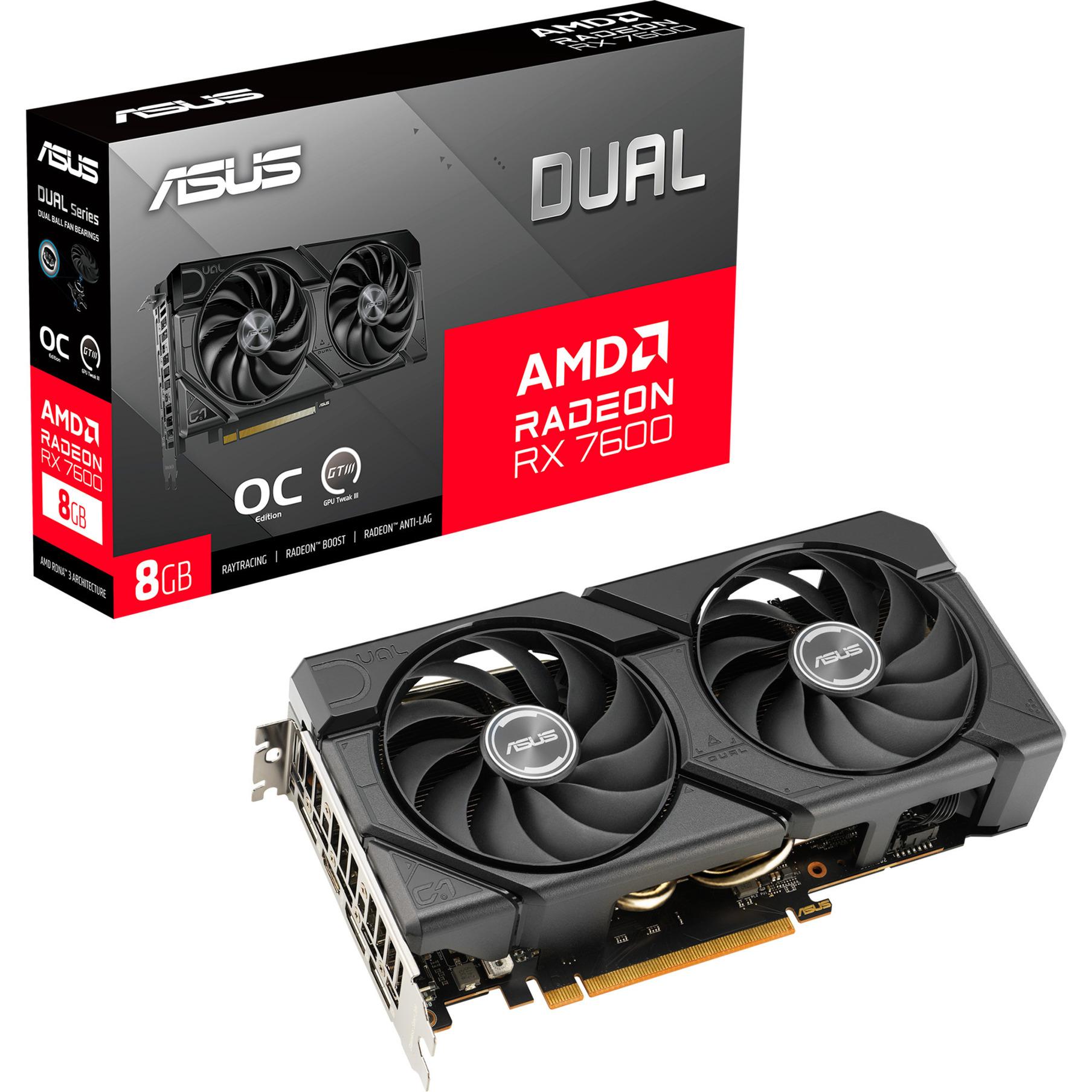 Asus Radeon RX 7600 DUAL EVO