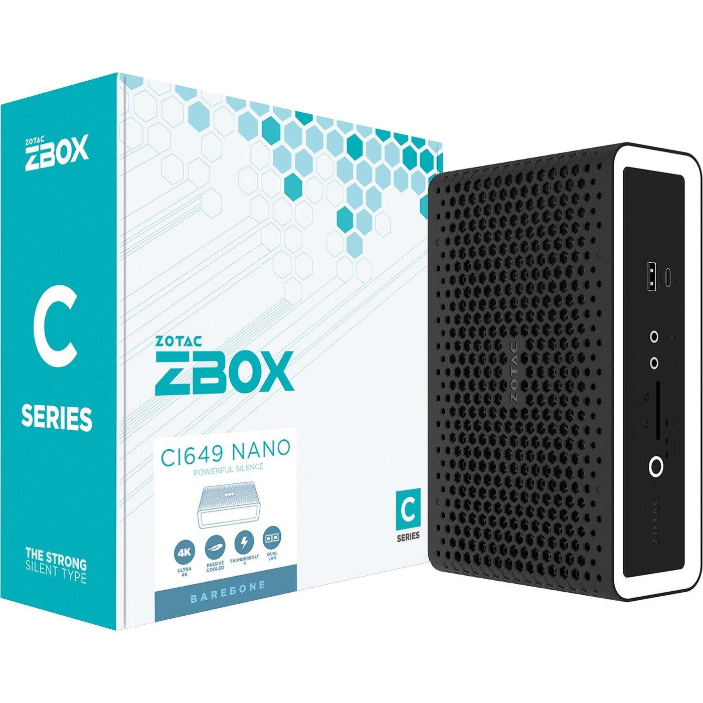 ZOTAC ZBOX CI649 nano, Barebone (black/white