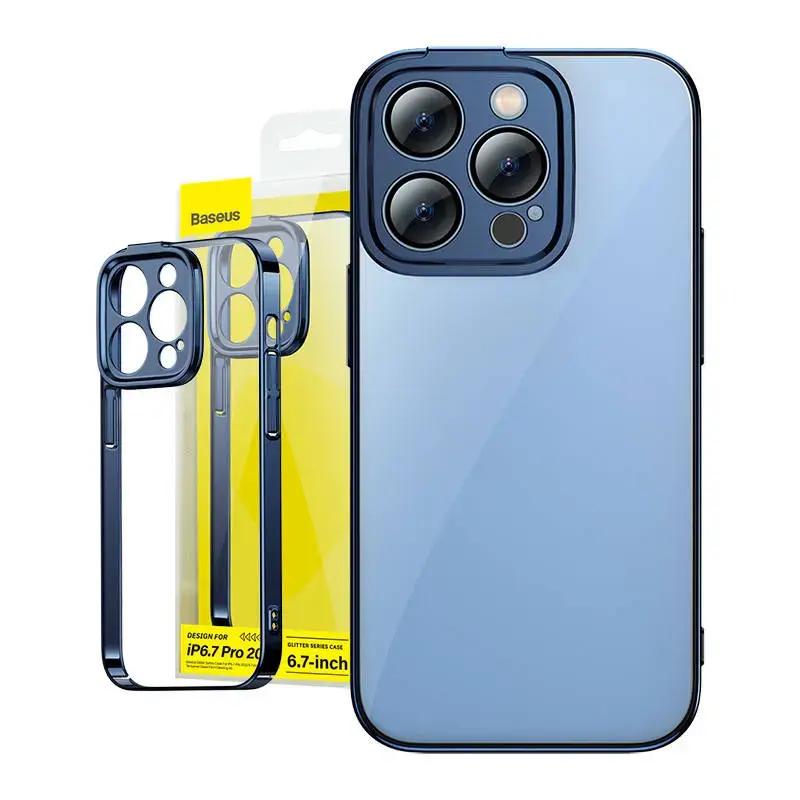 Baseus Glitter Transparent Case and Tempered