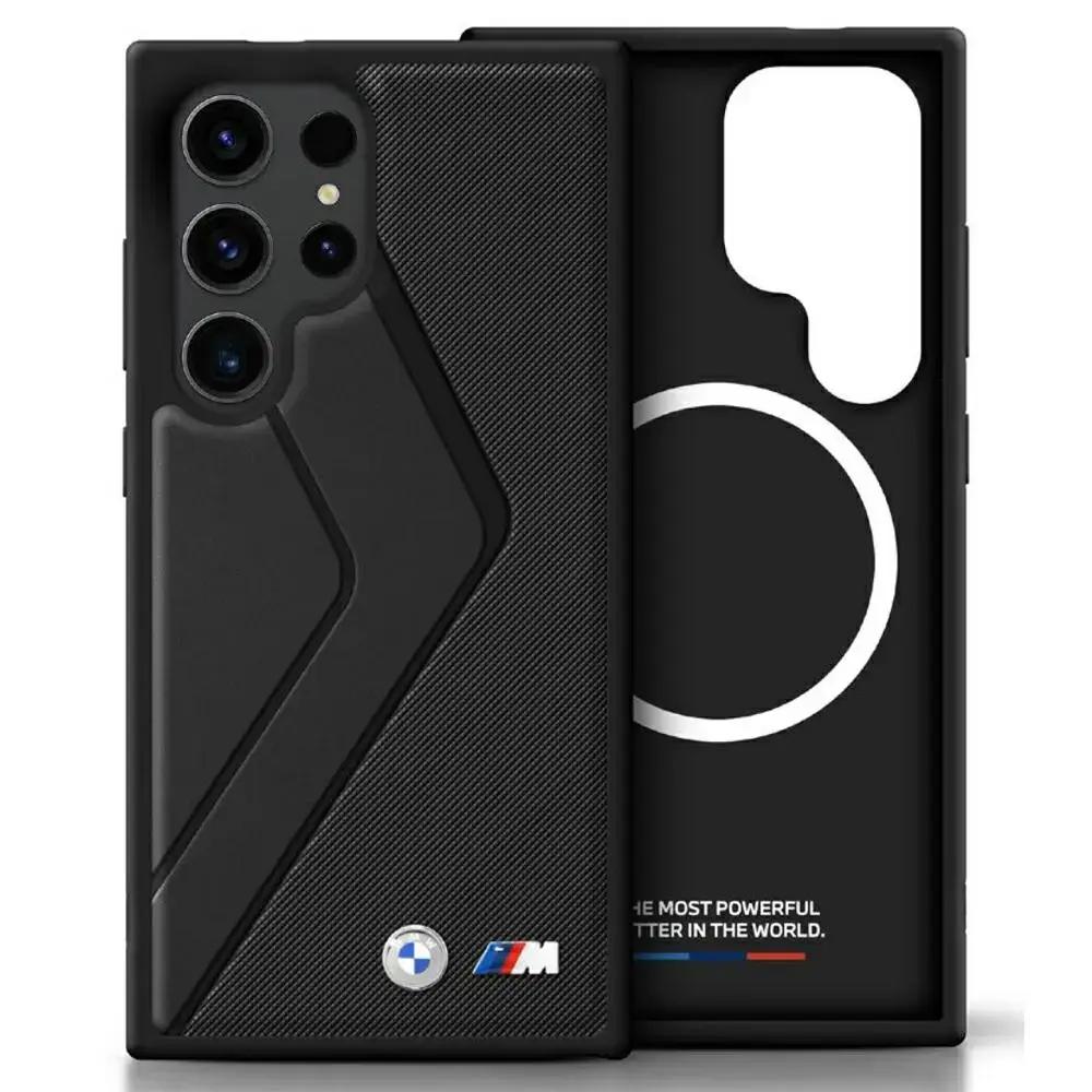 Etui BMW Leather Oversized Stripes MagSafe