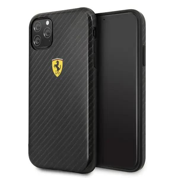 Ferrari Hardcase FESPCHCN58CBBK Izturīgs Silikona Aizsargapvalks