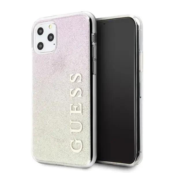 Guess GUHCN65PCUGLGPI Hard Gradient Glitter Case