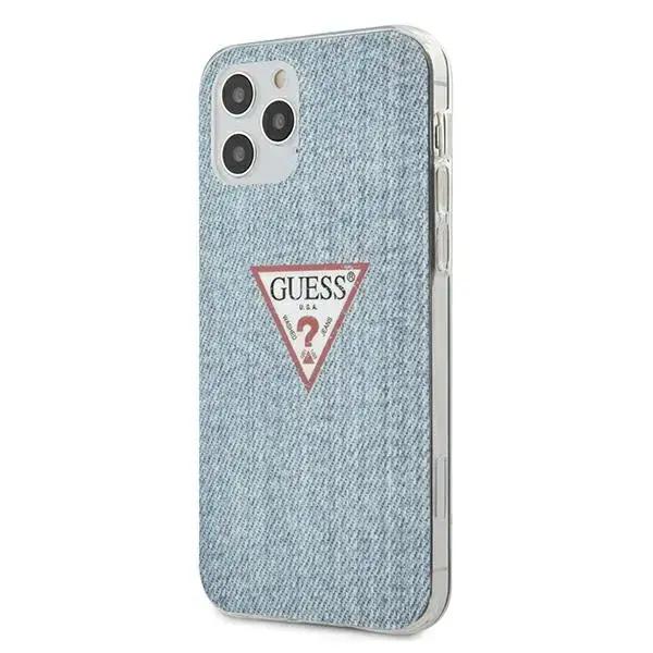 Guess GUHCP12MPCUJULLB Denim Triangle Aizsargapvalks Apple