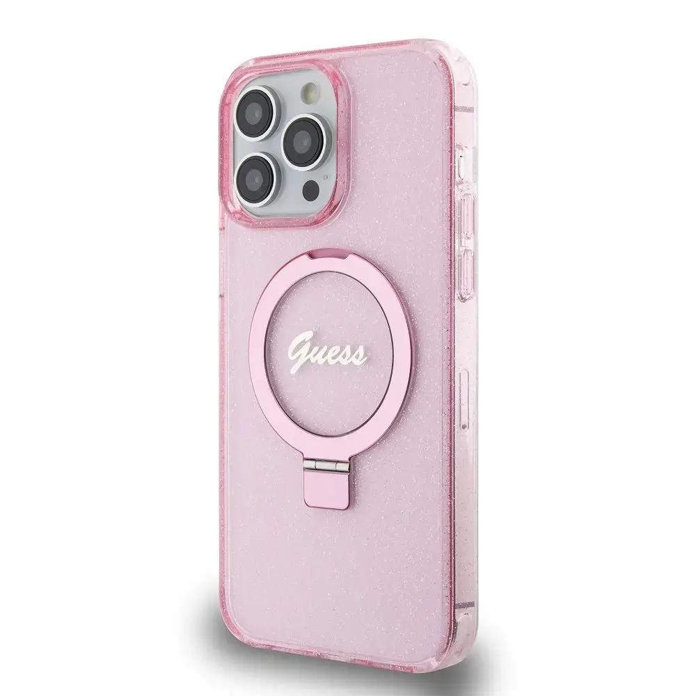 Guess IML Ring Stand Glitter MagSafe