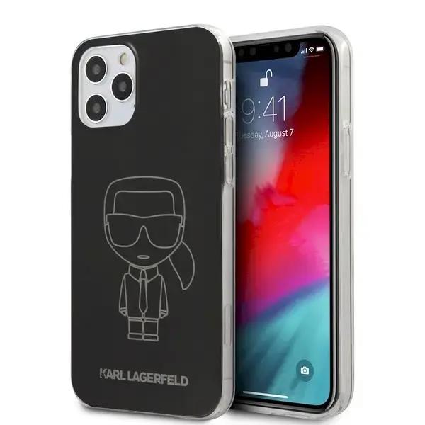 Karl Lagerfeld KLHCP12MPCUMIKBK Iconic Outline Aizsargapvalks