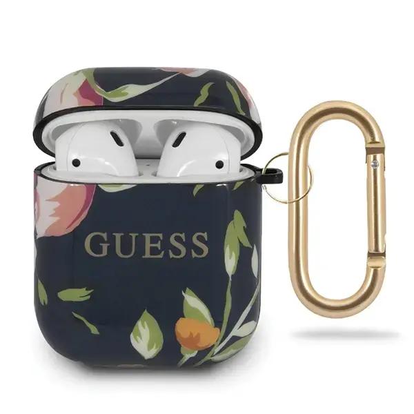 Guess GUACA2TPUBKFL03 AirPods cover blue N