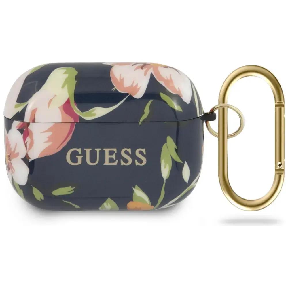 Guess GUACAPTPUBKFL03 AirPods Pro cover blue