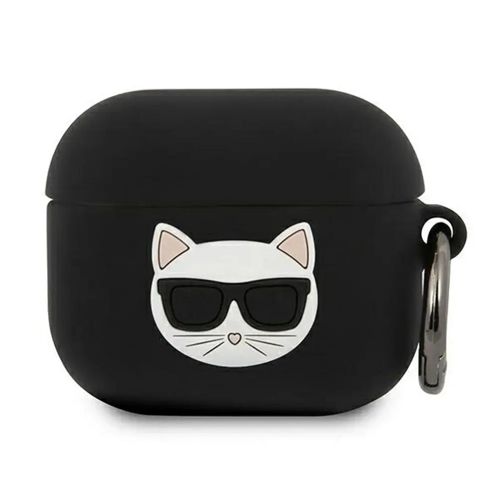 KLACA3SILCHBK Karl Lagerfeld Choupette Head maciņš
