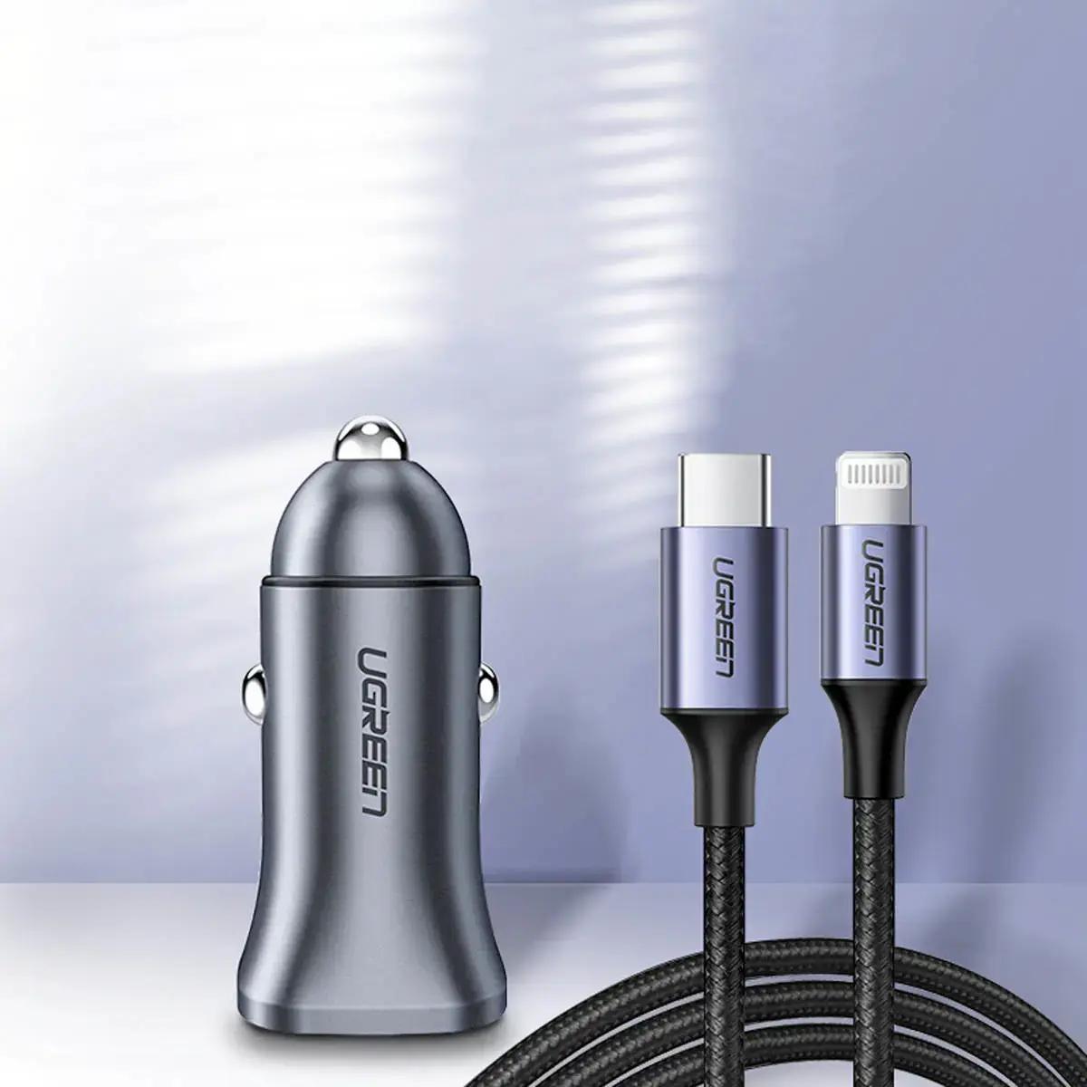 UGREEN CD130 auto lādētājs | 30W