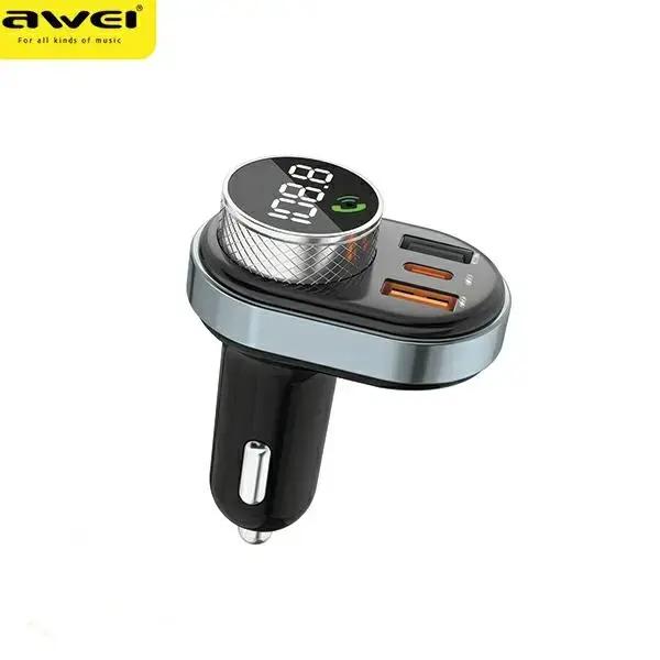 AWEI C-843 brīvroku komplekts ar FM