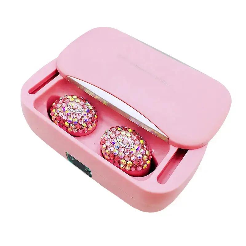 Goodbuy Crystal Bling bezvadu austiņas rozā