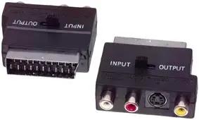 Goobay Pāreja SCART:M - 3RCA:F+SVHS:F ar
