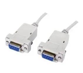 Goobay Kabelis DB9-F: DB9-F  Null Modem