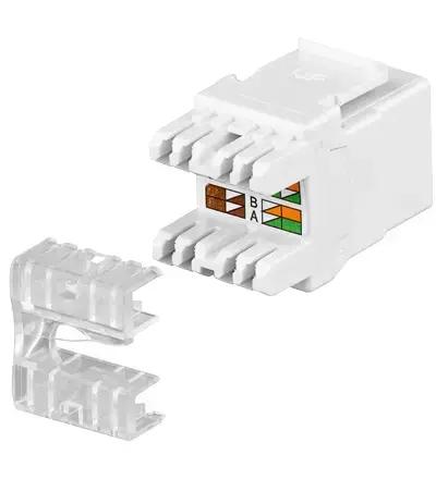 Goobay Ligzda CAT5 balta