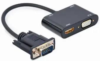 Adapteris Gembird VGA Male - HDMI