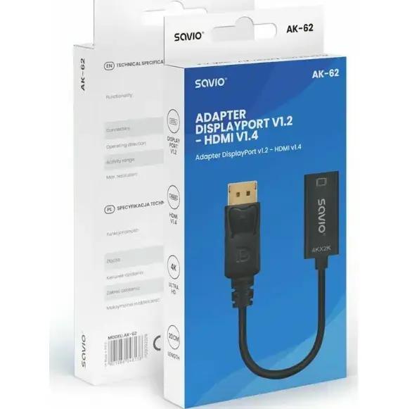 SAVIO DisplayPort (M) v1.2 -